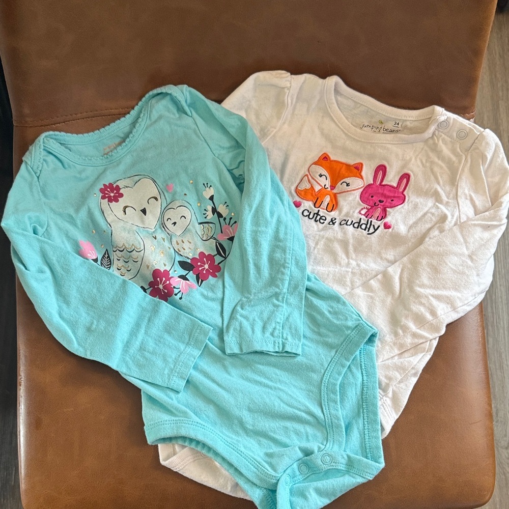 Cute Baby Onesies with Animal Prints